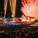 Corazón Serrano durante concierto por su aniversario en San Marcos